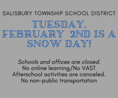 Tuesday - Feb 2 - Snow Day! Offices and Schools Closed