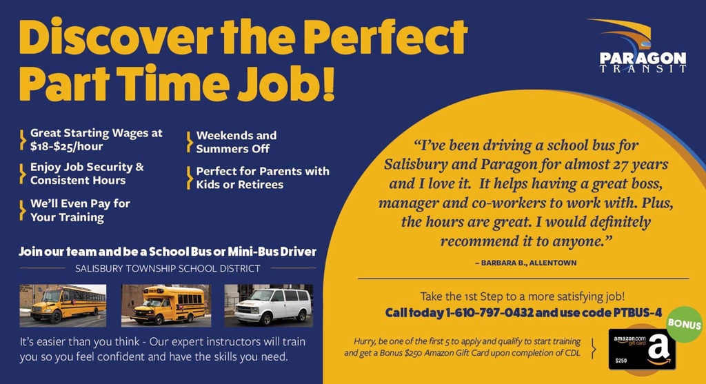 bus drivers needed