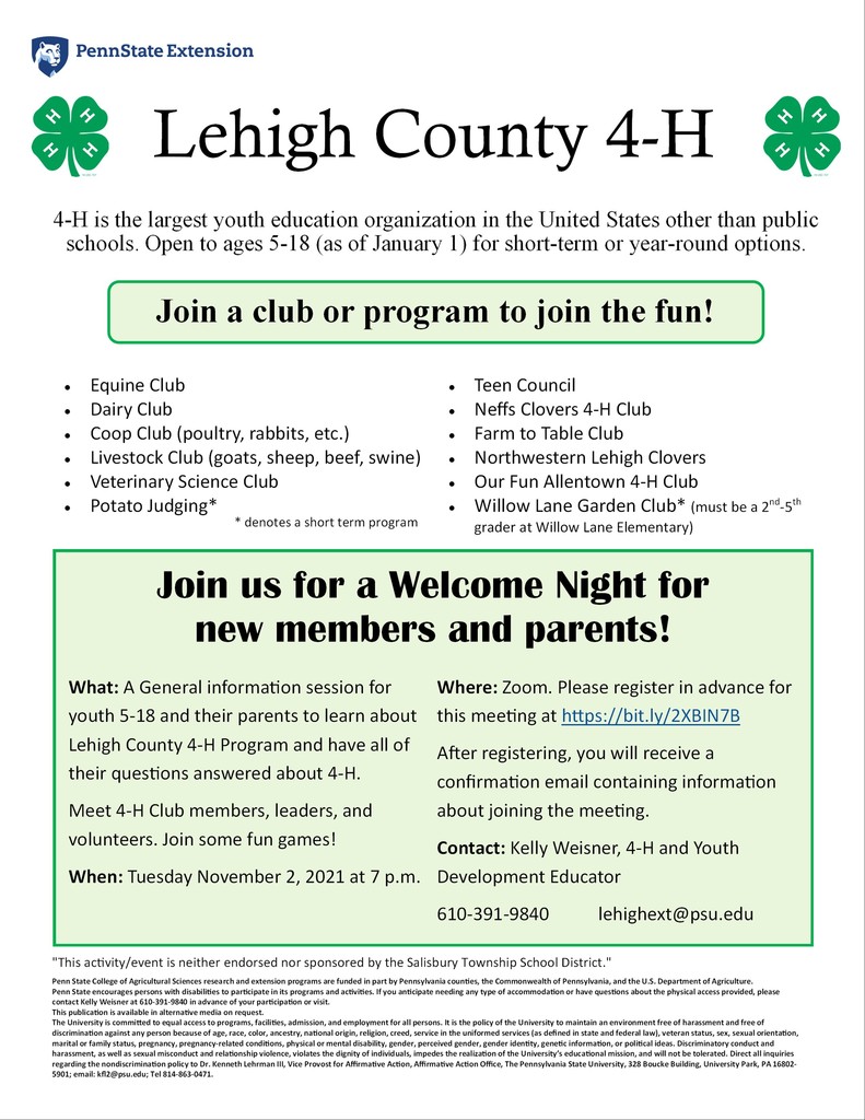 Lehigh County 4-H