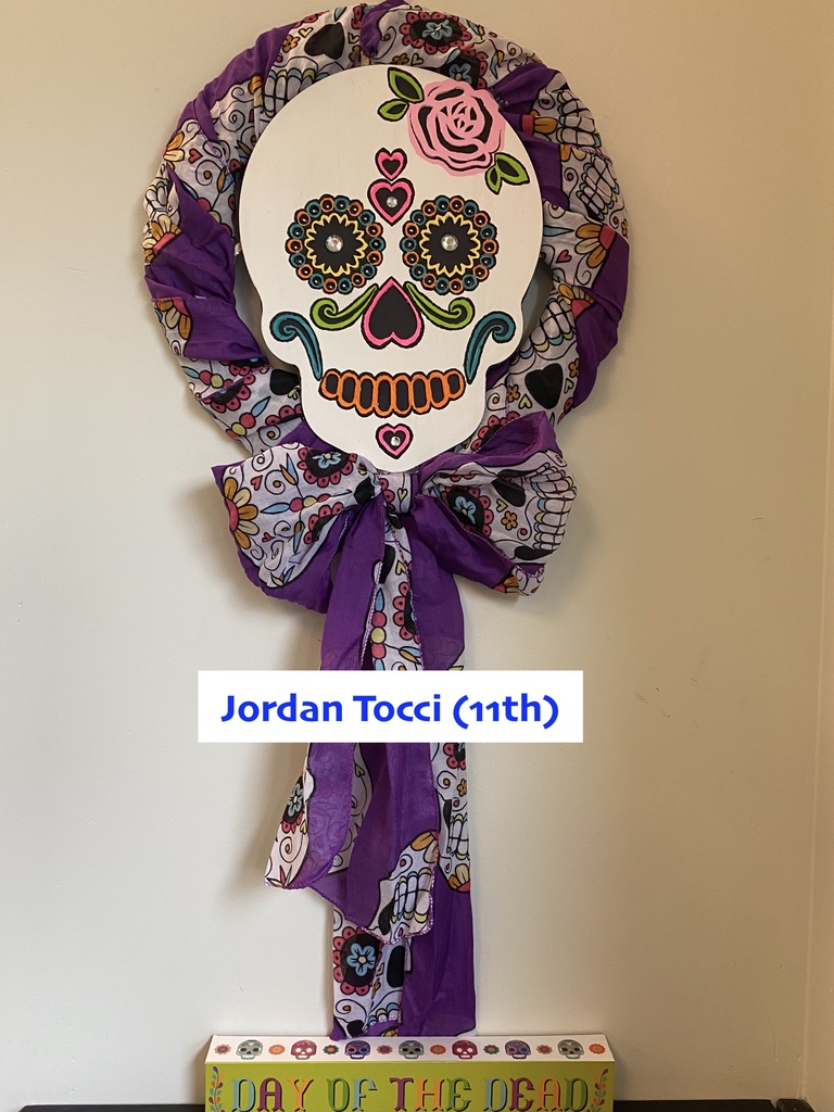 Fabric Skull Wreath - Jordan Tocci